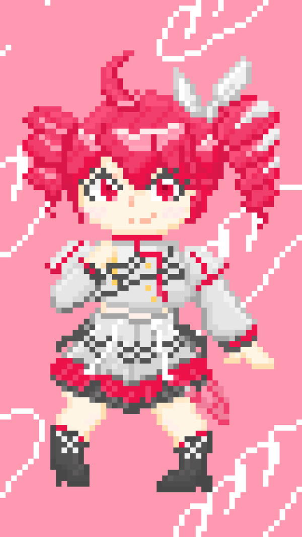 ドット絵で重音テトSV