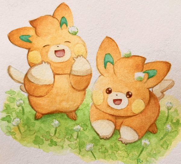 パモとパモとシロツメクサ