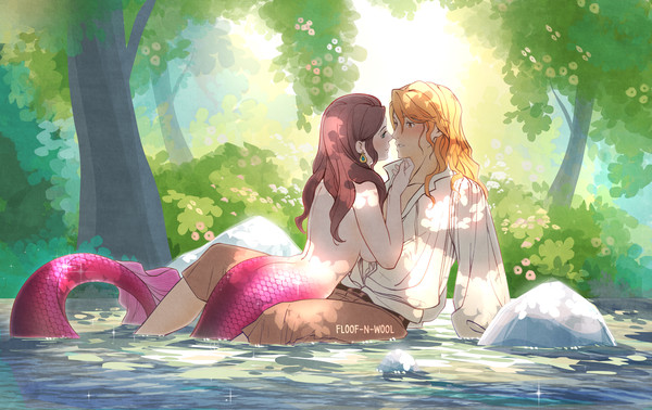 Mermaid AU Ferdithea