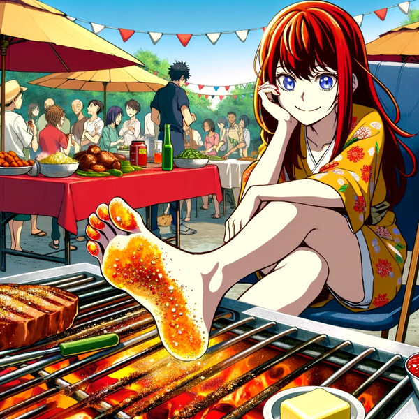 足裏BBQ