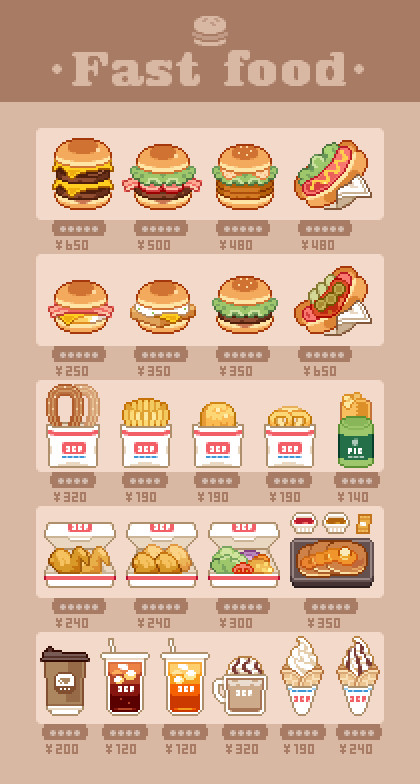 fast food / food icon