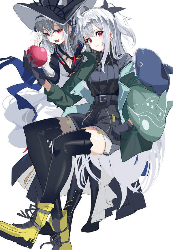シャチとサメ