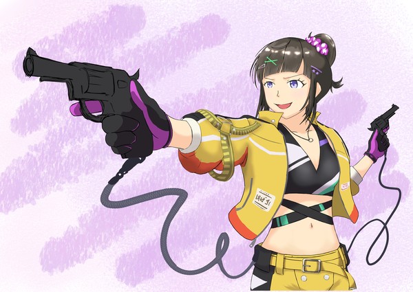 警察拳銃二丁持ち。早瀬。