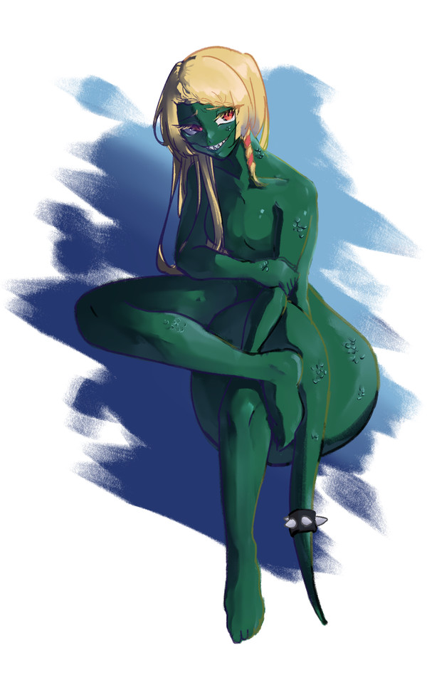 big bad lizard!壞蜥蜴!