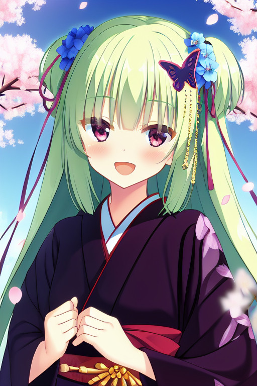 丛雨——暗色和服