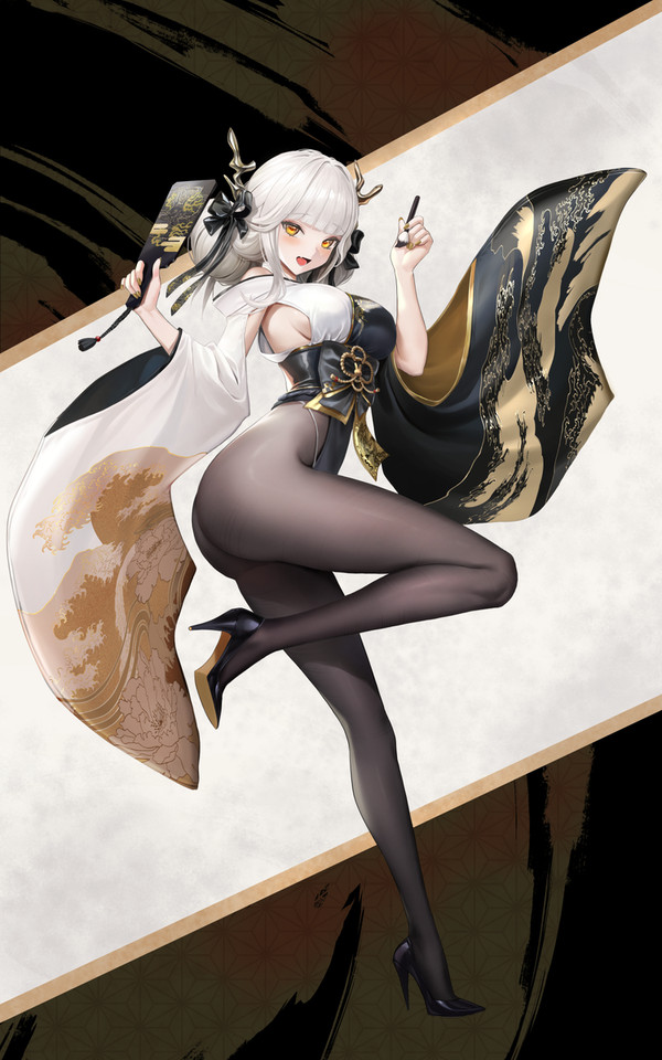 NIKKE白兔 穿上姐姐和服的白兔