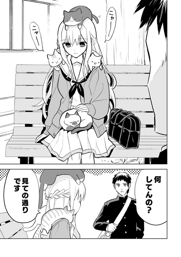猫に好かれる系彼女