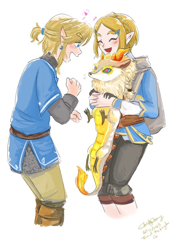 Zelda found  a new dragon