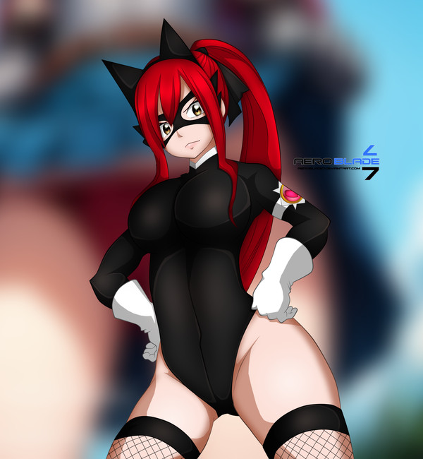 Edit Erza Scarlet woman cat  🔥