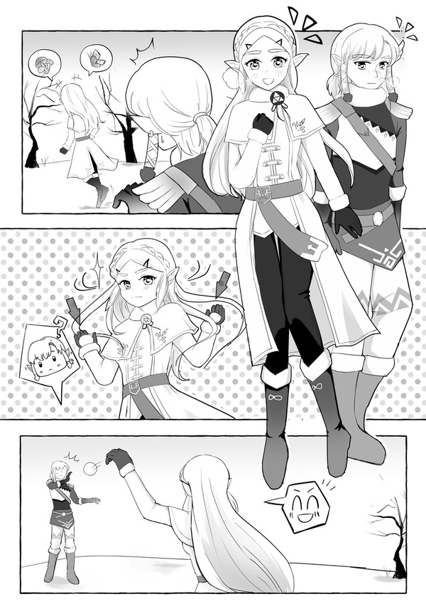 Snowball fight (リンゼル)