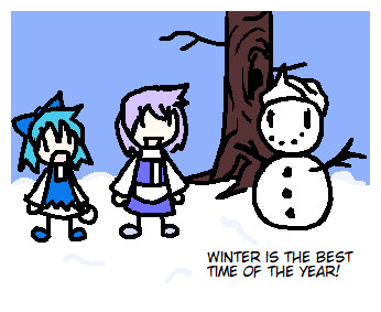 Cirno and Letty in Winter