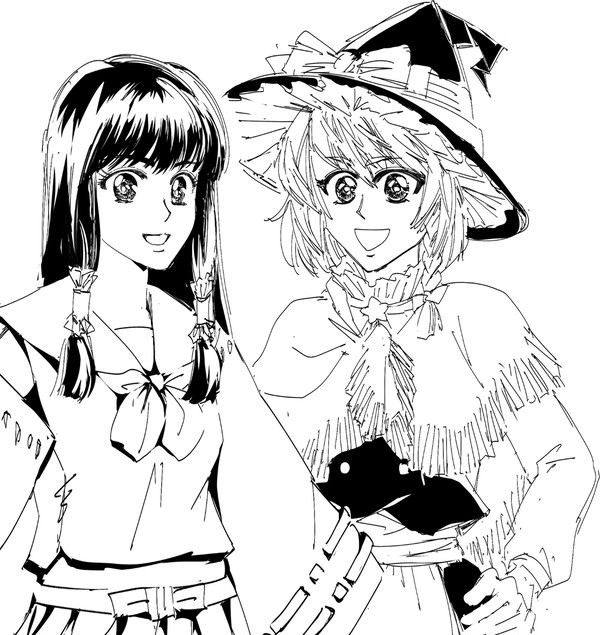 霊夢と魔理沙