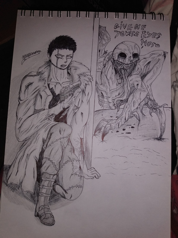 Zombieman Vs Eyeless monster