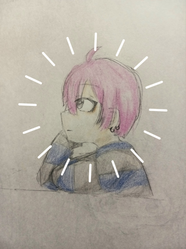 妹が描いたやつあげたった