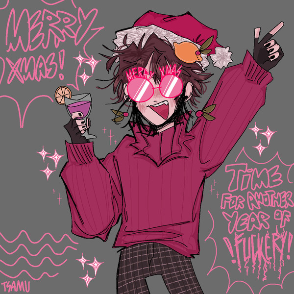 xmas kajii redrawn