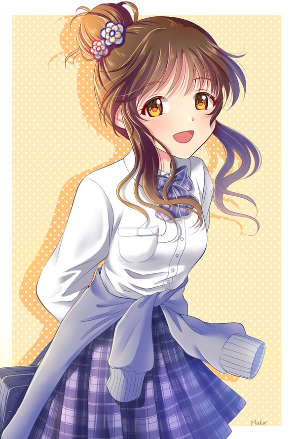 【リクエスト】夢色開花前線の制服藍子ちゃん