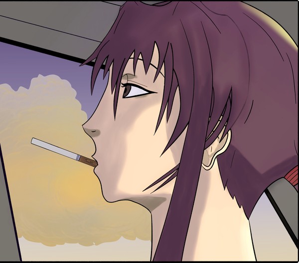 Revy gets driven around ...