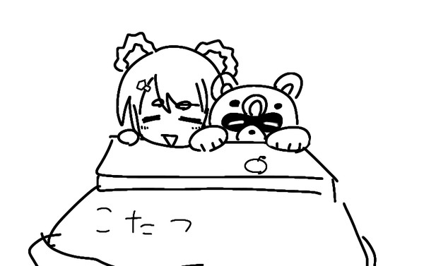 去年の描き納め香菱ちゃん