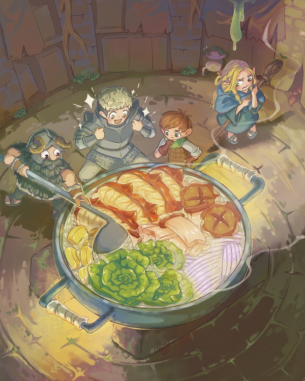 ダンジョン飯 - 水炊き