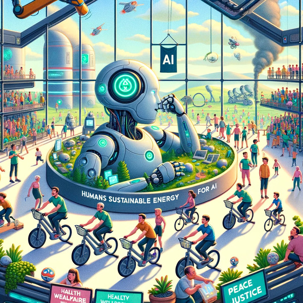HUMANS SUSTAINABLE ENERGY FOR AI