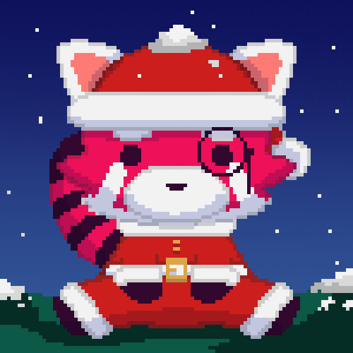 クリスマスドット絵プレゼント🎅