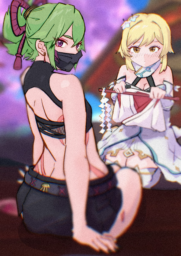 今日だけ巫女やって!
