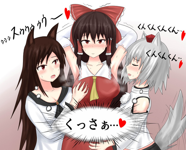 霊夢さんの蒸れ蒸れ激臭armpit