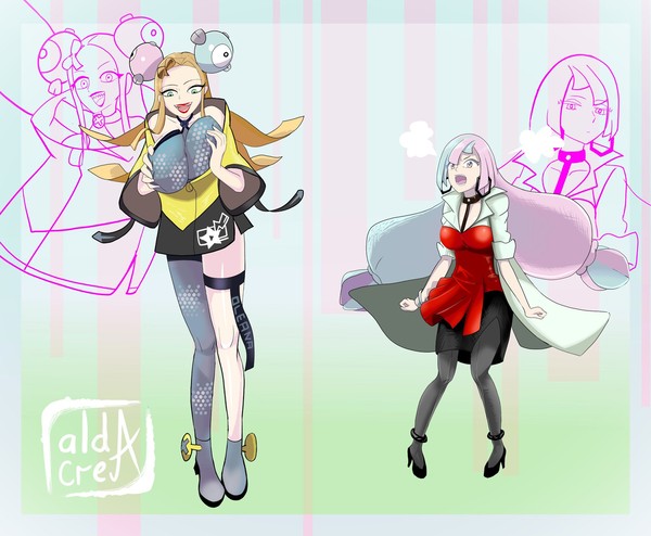 Body swap Iono and Oleana