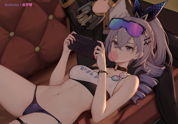 银狼打游戏泳装DLC - 1/1