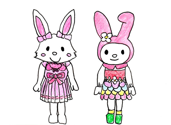 ウィッシュミーメルとマイメロディ