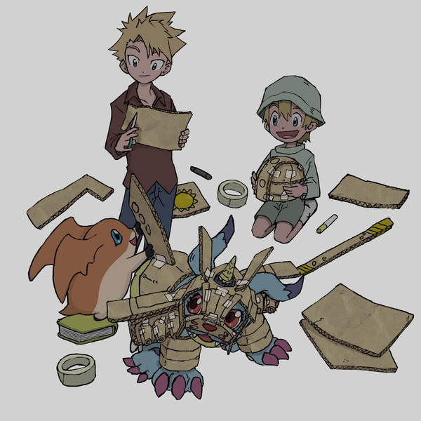 ヤマトとガブモンたち