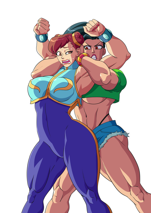 Chun-li vs Laura art-trade