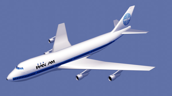 Boeing 747-100（PANAM塗装）