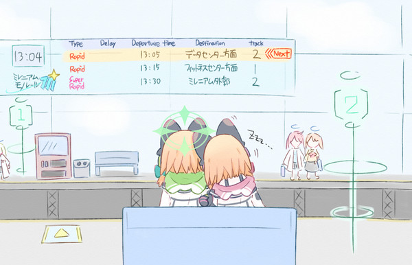 昼下がりの列車待ち - 1/1