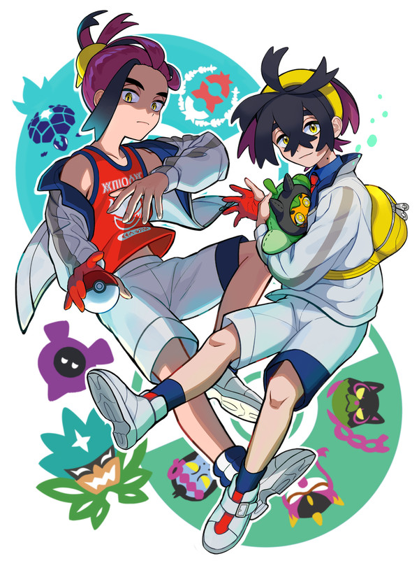 前編と後編のスグリくん