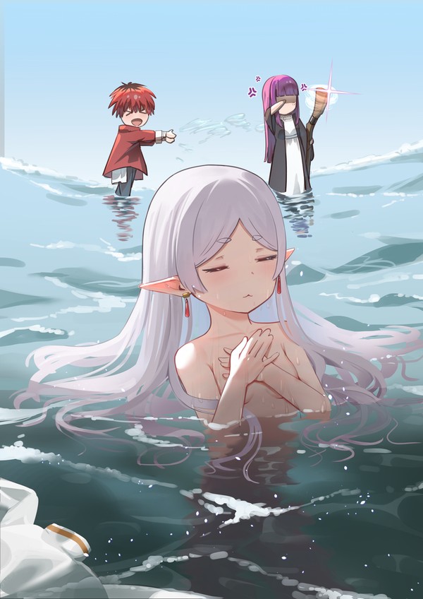 水浴び