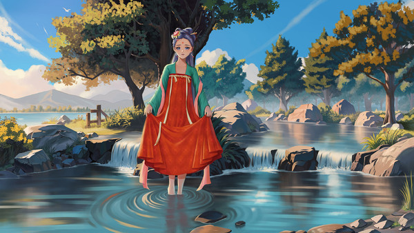 水塘中的少女 The Girl in the Pond