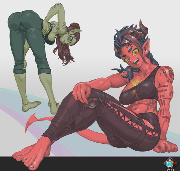 【 karlach & lae'zel】