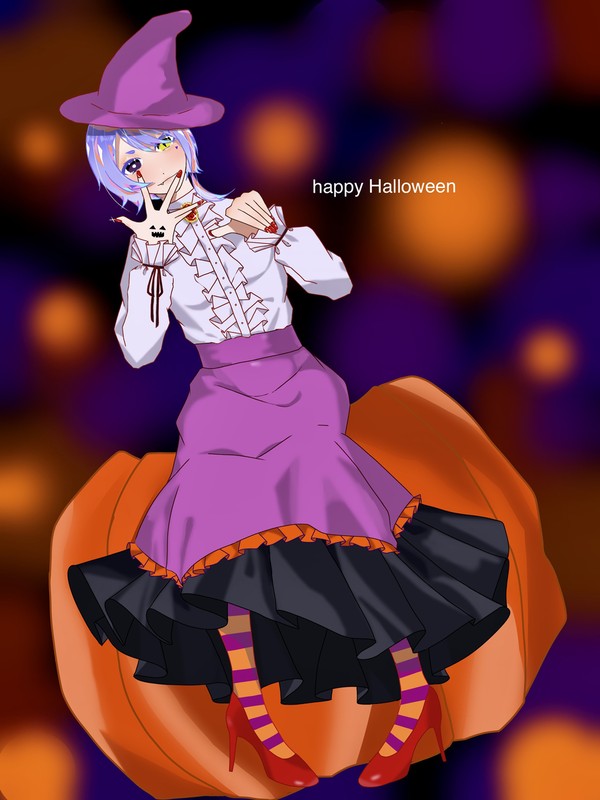 ハロウィーンの魔女