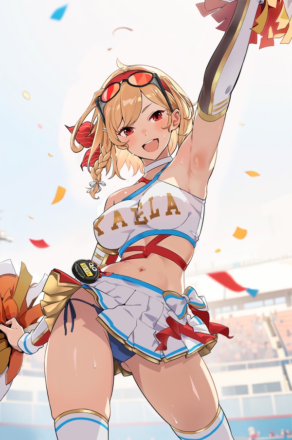 Kaela, the cheerleader