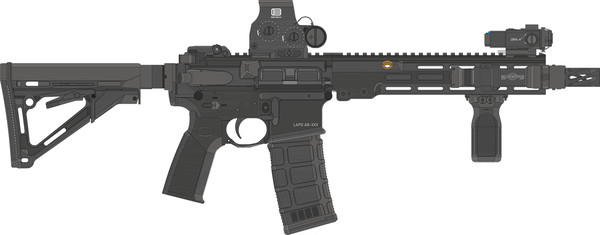Geissele SD556 LAPD SWAT