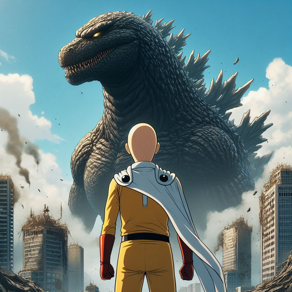 Saitama vs Godzilla