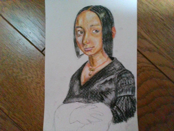 色鉛筆画