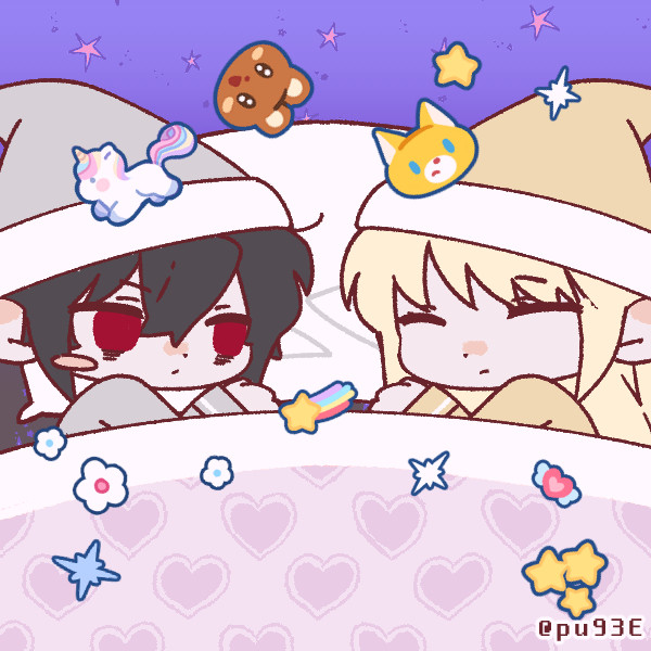 ヒカリちゃんを見守ってるブラピくん