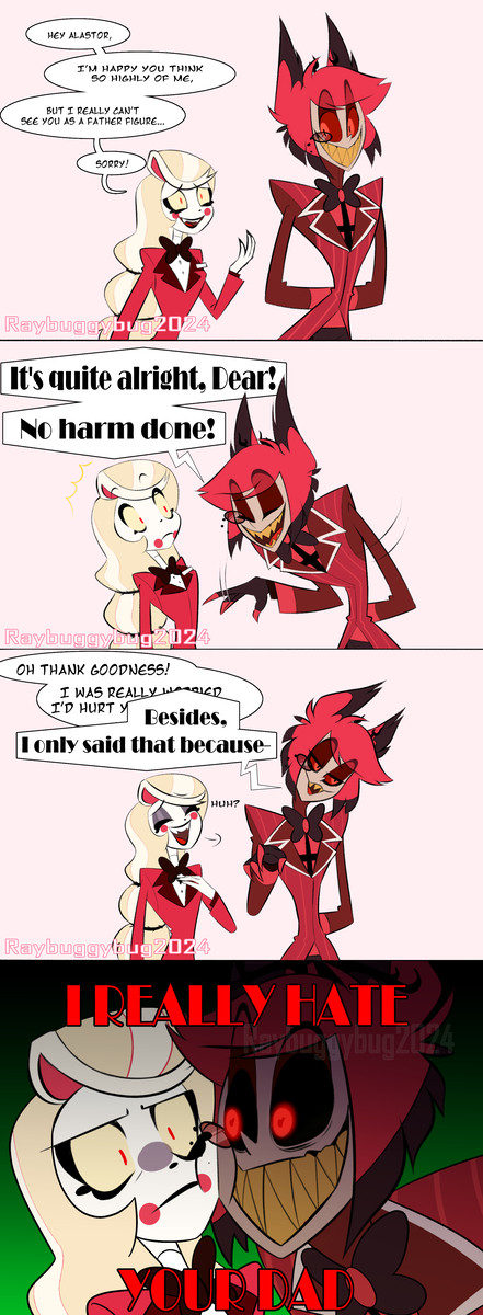 Alastor hates Lucifer