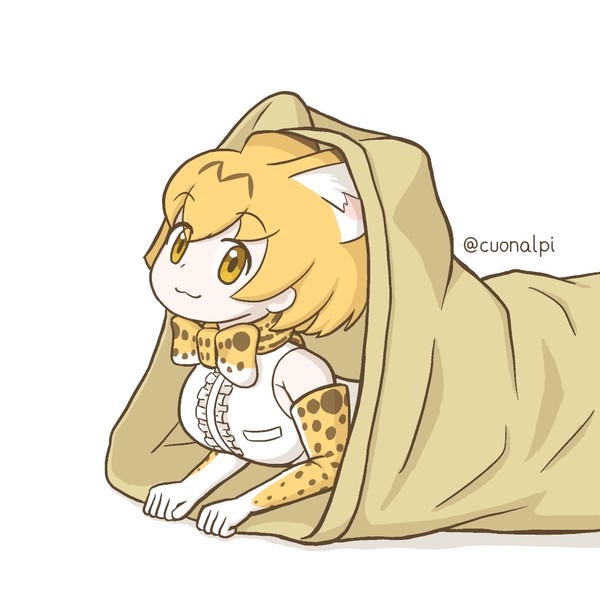 麻袋で遊ぶサーバルちゃん