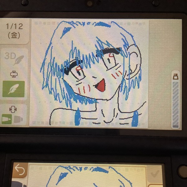 3DSでお絵描き