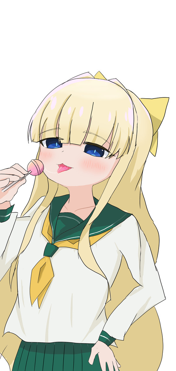 飴ちゃんを食べるサルファ