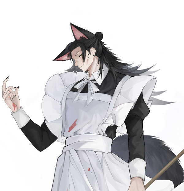 夏キツネメイド