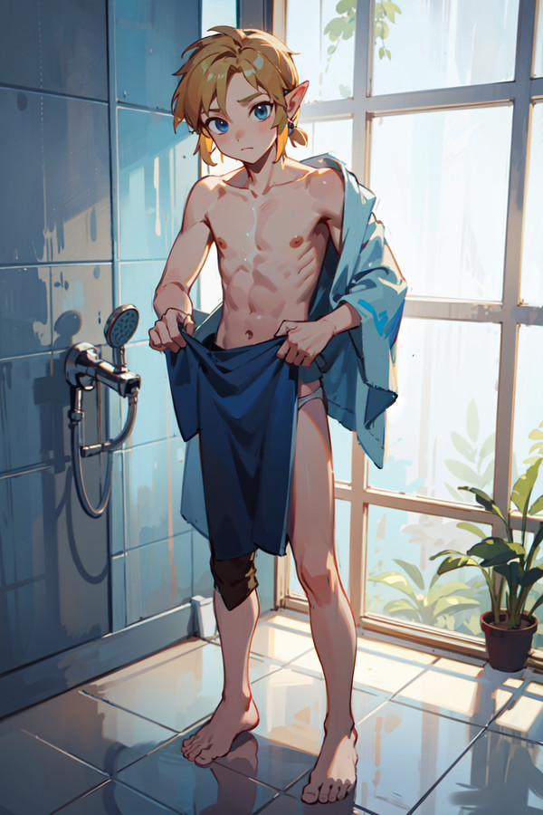 Link undressing for a shower